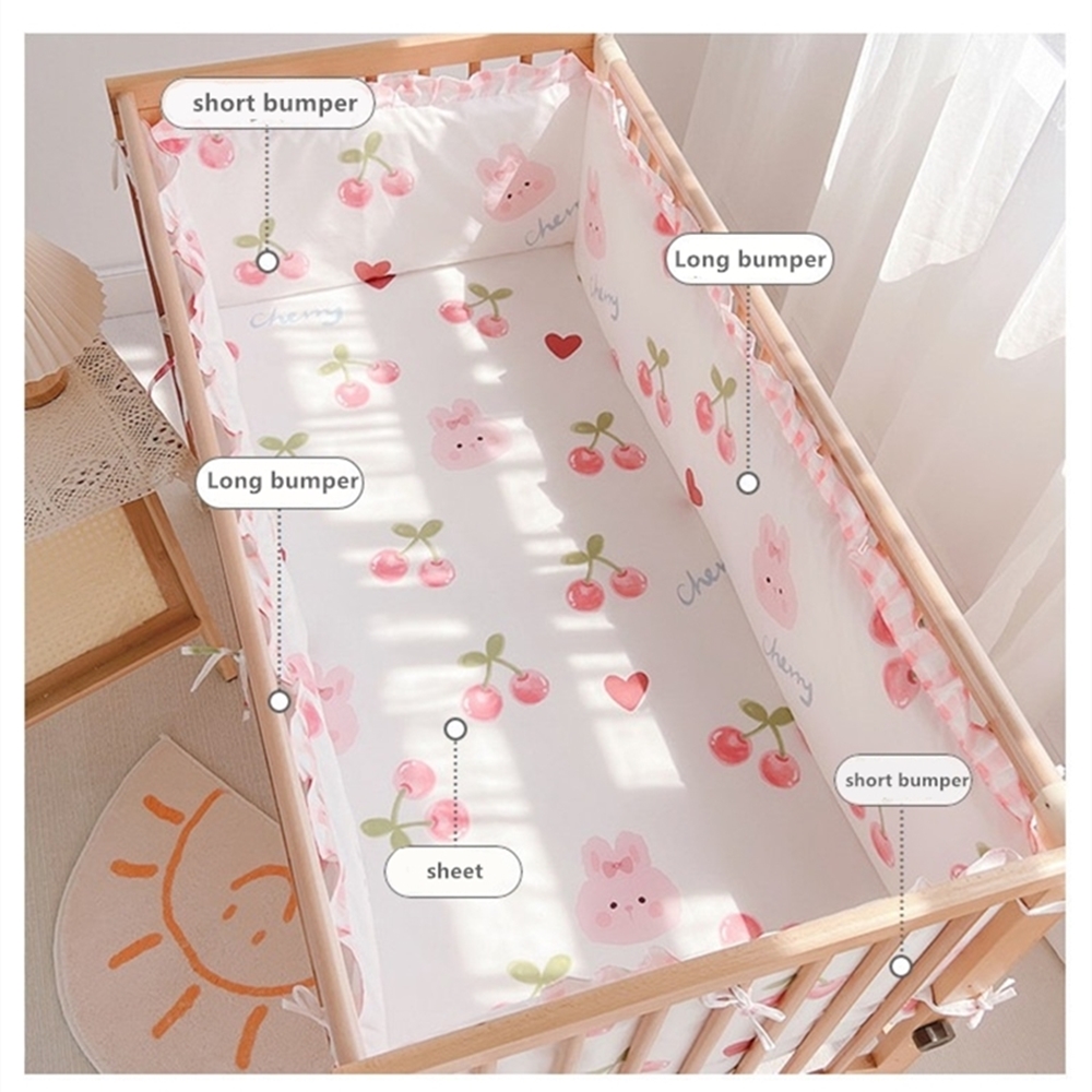 5 قطعة طقم سرير فتاة طفل سرير  - مراجعة Baby Nursery Bedding وسعره