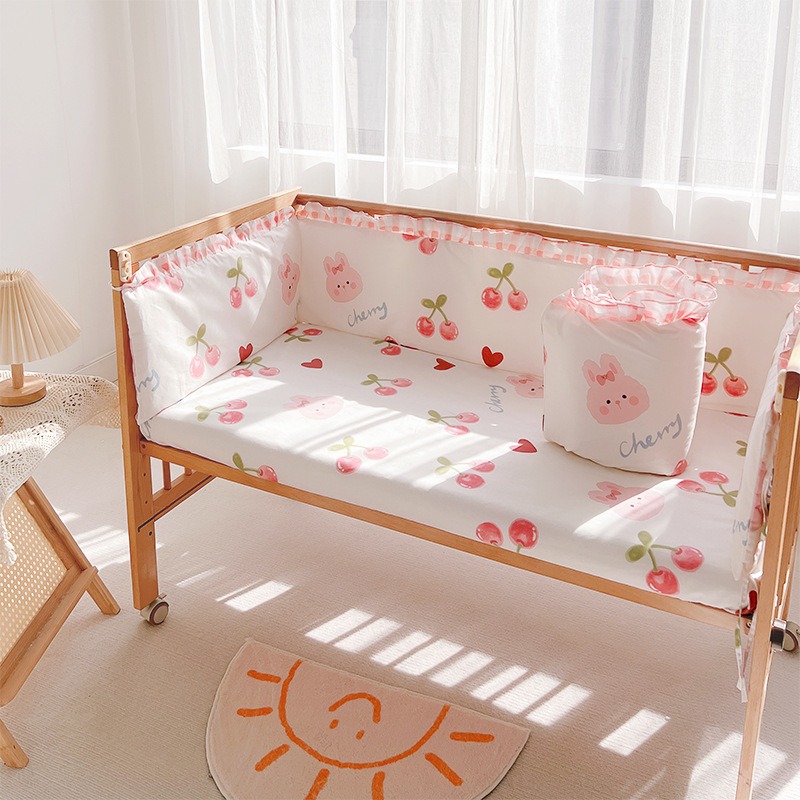 5 قطعة طقم سرير فتاة طفل سرير  - مراجعة Baby Nursery Bedding وسعره