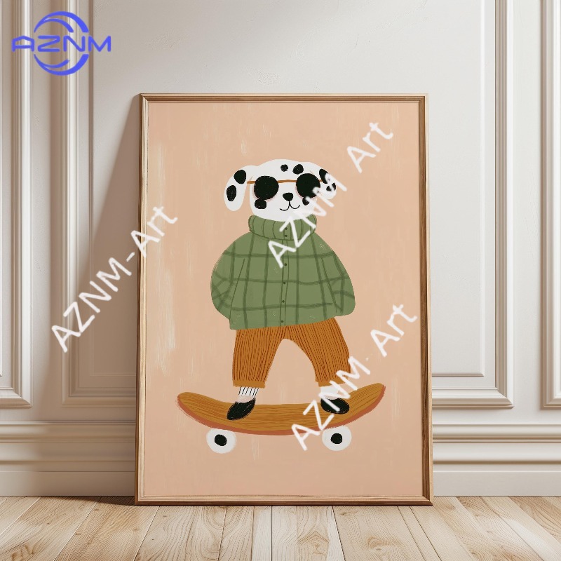 لوحة فنية مضحكة لحيوانات تمارس - مراجعة Baby Nursery Posters وسعره
