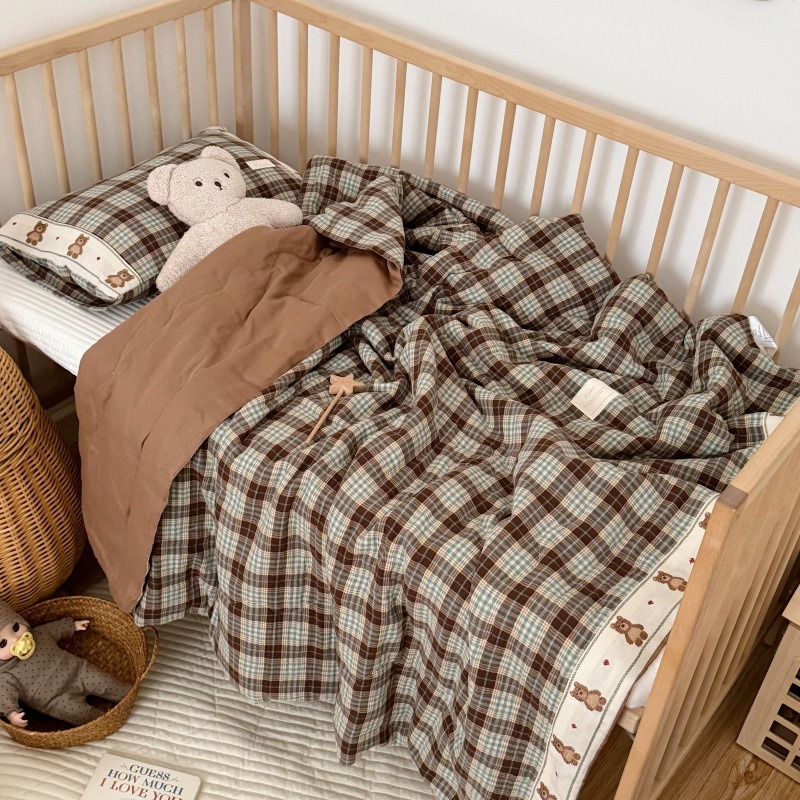 لحاف كتان شبكي مسامي للأطفال - - مراجعة Baby Nursery Bedding وسعره