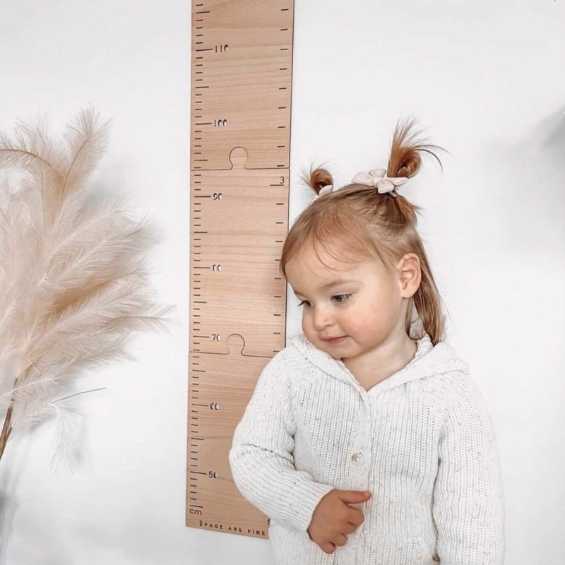 الشمال خشبية الاطفال الارتفاع  - مراجعة Growth Chart Ruler وسعره