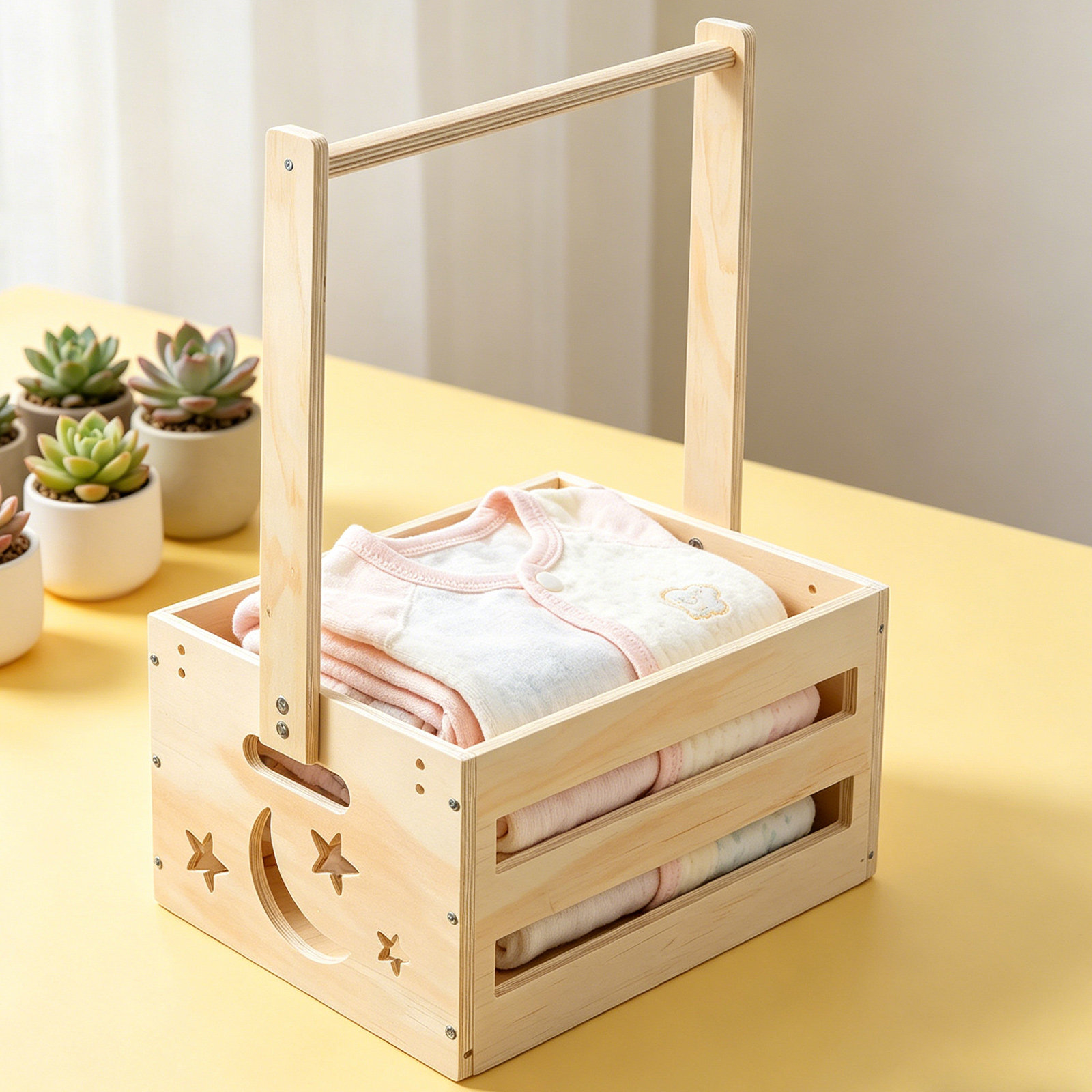 سلة غسيل خشبية محمولة لتخزين م - مراجعة Baby Nursery Closet Organization وسعره
