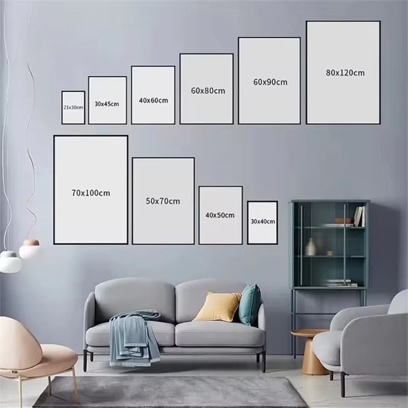 لوحة فنية بدون إطار لحيوانات م - مراجعة Baby Nursery Posters وسعره