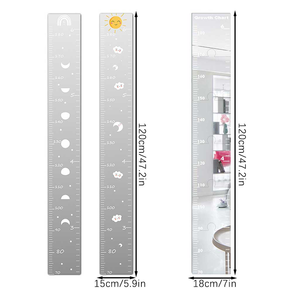 مرآة مخطط النمو للأطفال، مخطط  - مراجعة Growth Chart Ruler وسعره