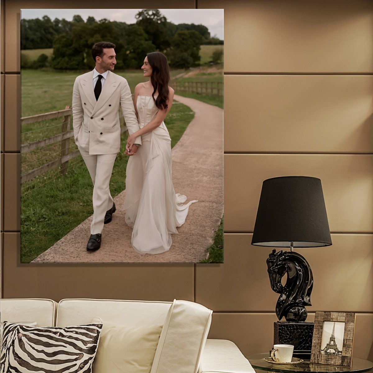 لوحة قماشية مطبوعة لصور العائل - مراجعة Photo Frame Baby وسعره