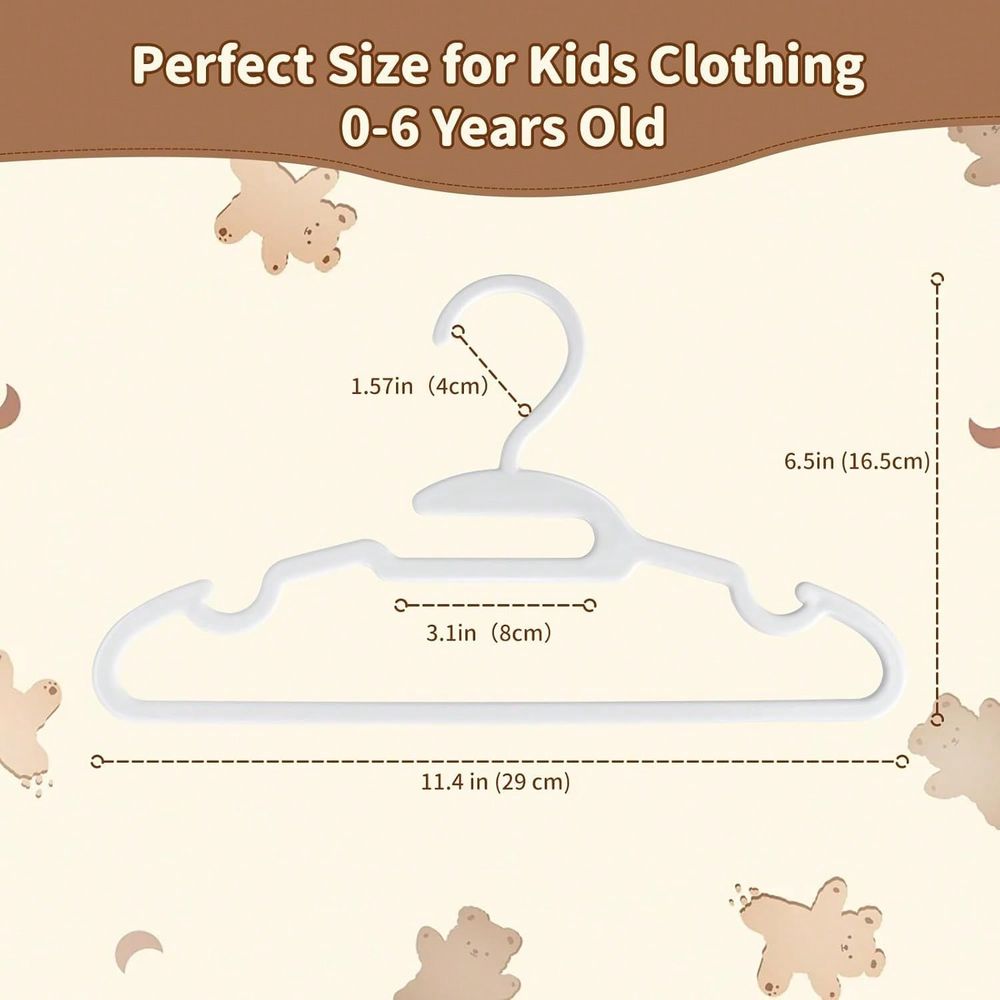 70 100 قطعة من شماعات الأطفال  - مراجعة Baby Nursery Closet وسعره