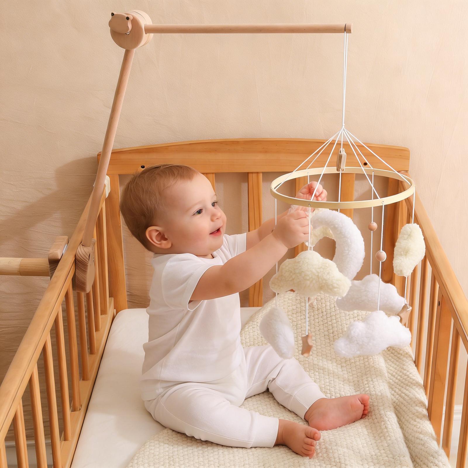 موبايل سرير أطفال خشبي، لعبة خ - مراجعة Baby Nursery Bedding وسعره