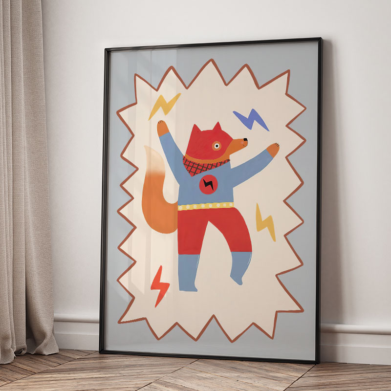 لوحات فنية كرتونية مضحكة ورائع - مراجعة Baby Nursery Posters وسعره