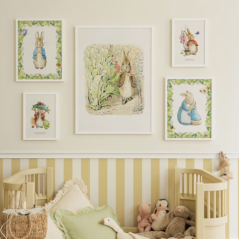 قطعة واحدة من ملصق فني زخرفي ب - مراجعة Baby Nursery Vintage وسعره